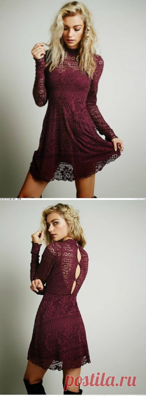 Irish crochet &: DRESS