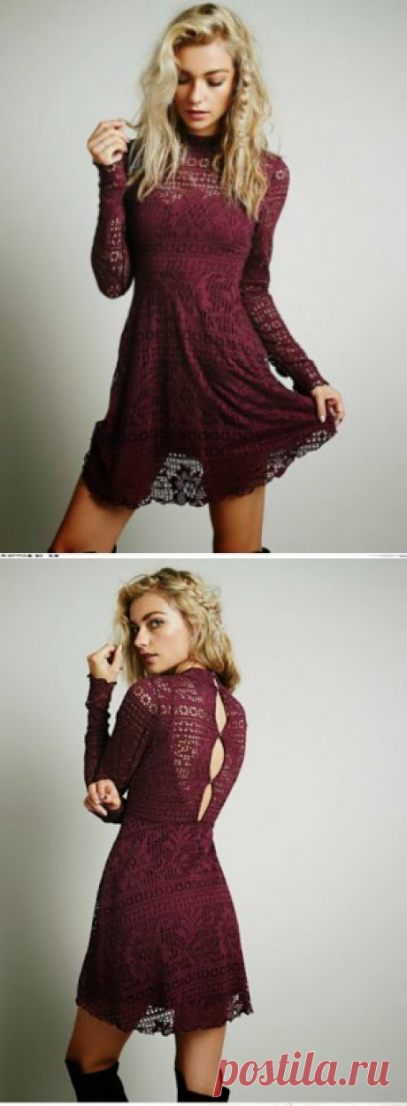 Irish crochet &: DRESS