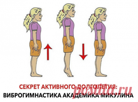 Виброгимнастика академика Микулина: секрет активного долголетия. 
Как заново родился! Эффект чувствуется мгновенно!

Когда у академика Александра Александровича Микулина, знаменитого авиаконструктора, создателя поршневых, турбовинтовых и турбореактивных двигателей для самолетов, начались проблемы со здоровьем, он увлекся разработкой методик, позволяющих забыть о болезнях и прожить долгую, полноценную жизнь.
Секрет долголетия

Академик Микулин создал гимнастику, состоящую и...