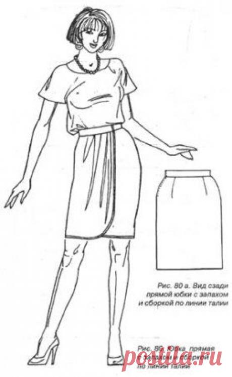 Как сшить юбку с запахом: построение выкройки для кройки шитья