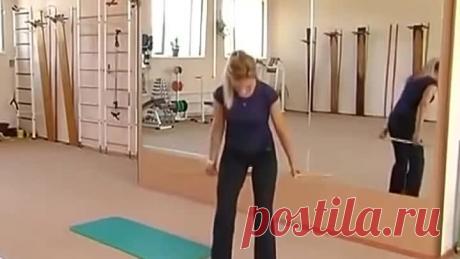 Комплекс упражнений при остеохондрозе позвоночника