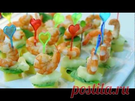 Канапе на шпажках на праздничный стол: простые и вкусные рецепты.