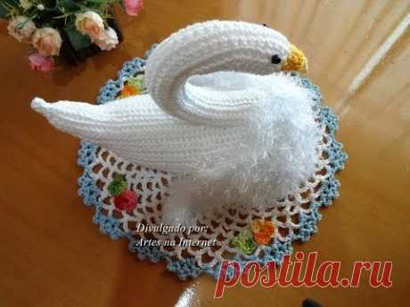 CISNE CAFE PELUDO CROCHET PARTE 1 - YouTube