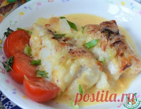 Запечённый морской язык с сыром – кулинарный рецепт