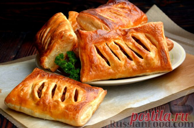 Пирожки из слоеного теста, рецепты на RussianFood.com: 303 рецепта