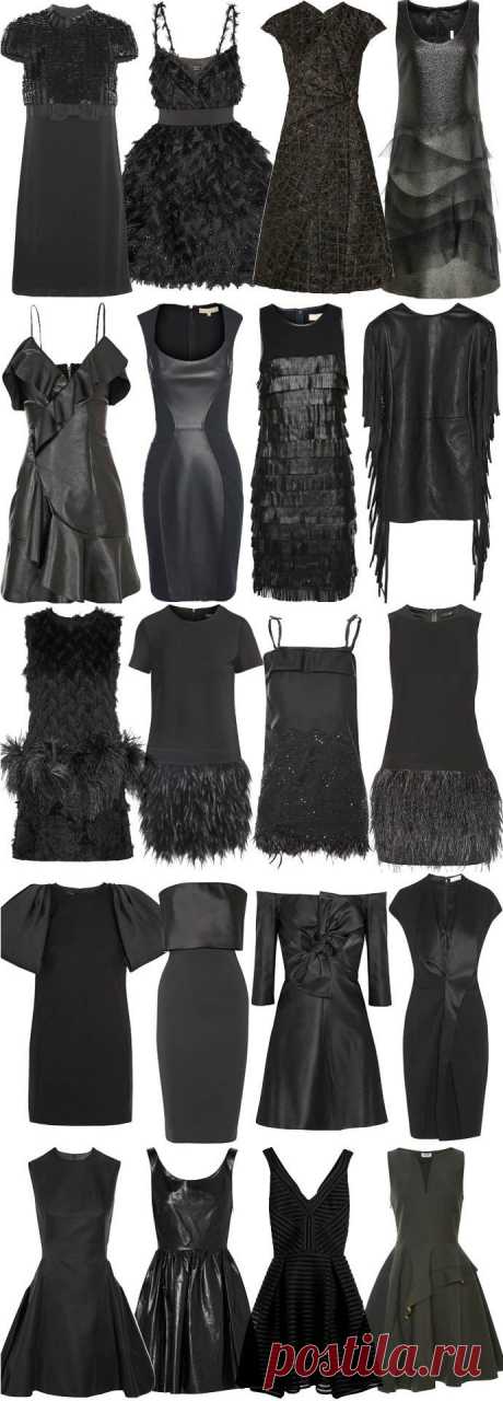 Как Коко: маленькое черное  в зимних коллекциях