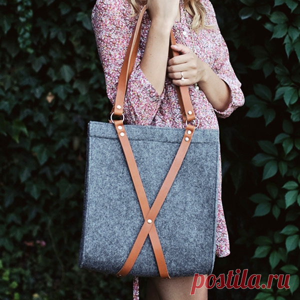 Сумки из сукна и кожи Модная одежда и дизайн интерьера своими руками