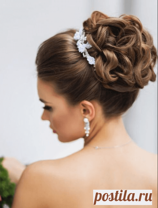 Свадебные прически с диадемой - фото
