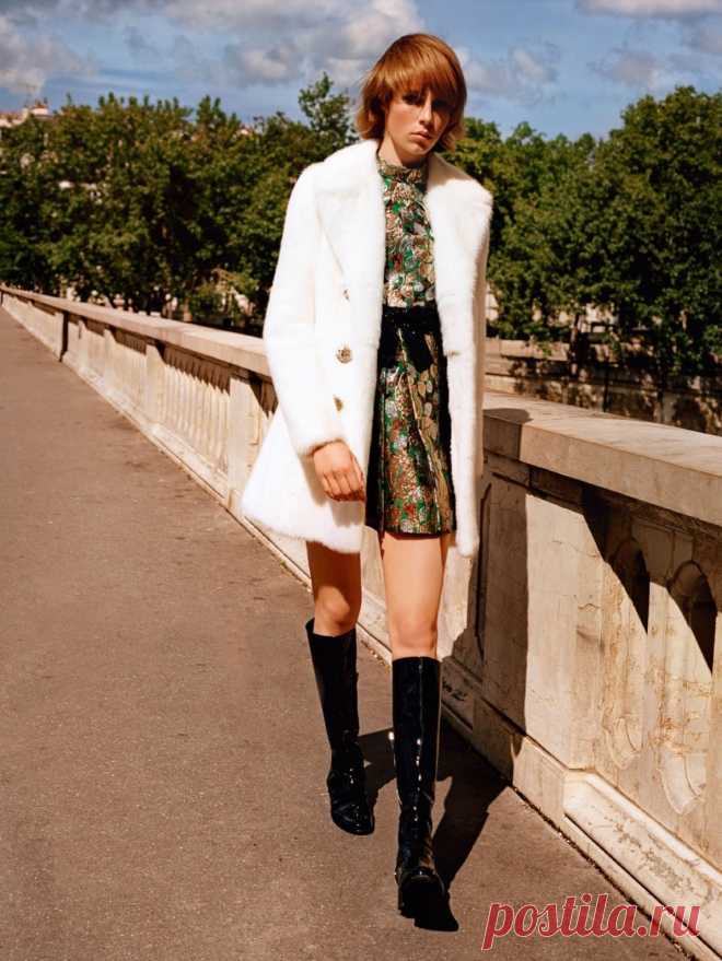 Эди Кэмпбелл (Edie Campbell) в фотосессии Аласдера Маклеллана (Alasdair McLellan) для журнала Vogue Paris (сентябрь 2014)