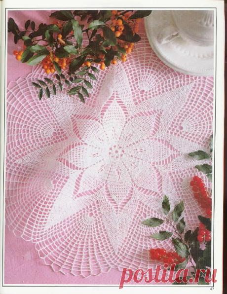 . Салфетки-5 - Все в ажуре... (вязание крючком) - Страна Мам