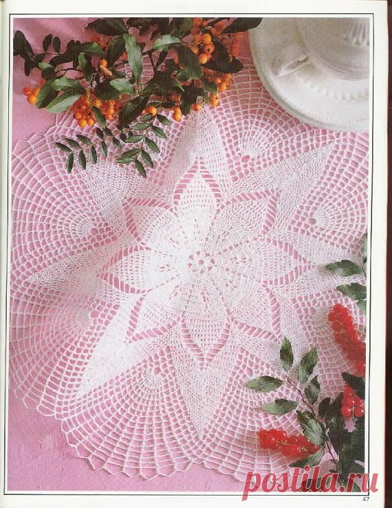 . Салфетки-5 - Все в ажуре... (вязание крючком) - Страна Мам