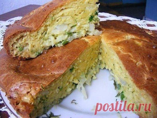 Простой и вкусный - пирог капустный