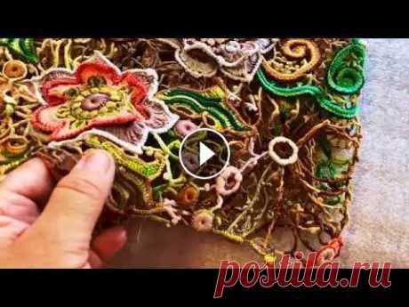 Ирландское кружево- платье "Людмила".Сrochet ideas. Видео о том как создается вязанное кружево, немного истории его происхождения. Показаны элементы вязания из которых было собрано платье и представлено...