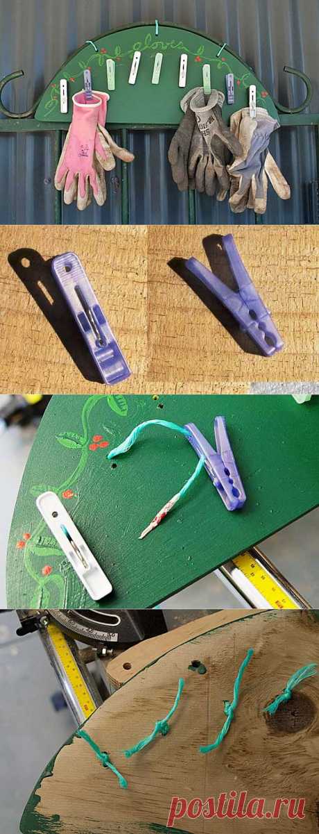 Садовая  для перчаток и рабочей одежды | HandMade Idea