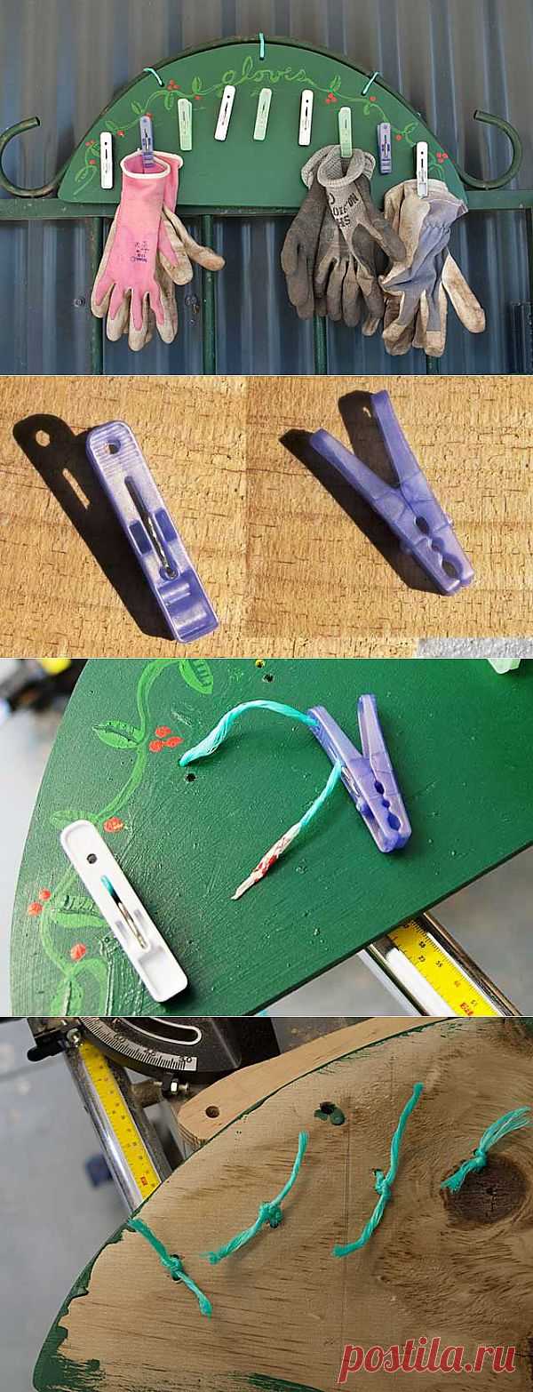Садовая  для перчаток и рабочей одежды | HandMade Idea
