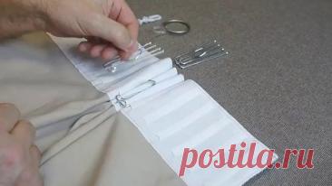 Как правильно повесить шторы. Сборка шторы на ленте с крючком. В этом видео вы узнаете о таком способе крепления штор к карнизу как лента с крючком. Как мы сможем помочь тем кто занят подбором штор Перед Вами первое видео из серии виде материалов посвящённых вопросу как правильно подходить к выбору штор. Как правильно их повесить , что необходимо сделать что бы