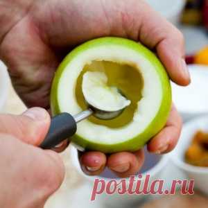 Очень полезные диетические яблочки с творогом!