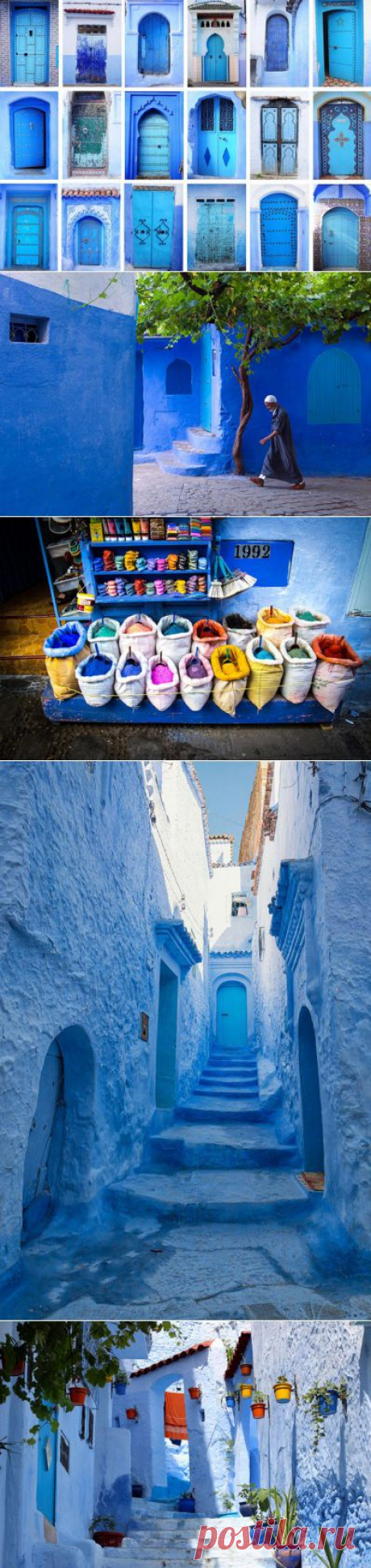 Невероятный синий город в Марокко (18 фото)