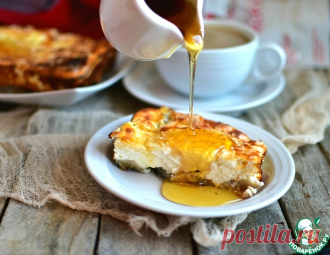 Бананы, запеченные с йогуртом и творогом – кулинарный рецепт