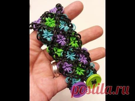 ONELOOM Stained Glass Bracelet Tutorial by feelinspiffy (Rainbow Loom)