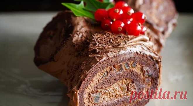​Шоколадное полено от Пьера Эрме — Sloosh – кулинарные рецепты