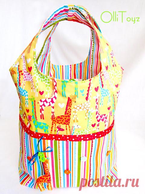 Сумка с кулиской. МК