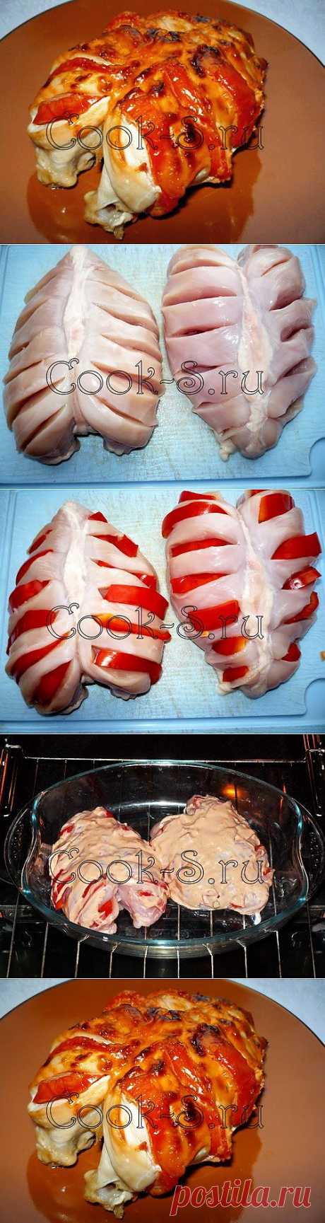 ЗАПЕЧЕННАЯ КУРИНАЯ ГРУДКА С БОЛГАРСКИМ ПЕРЦЕМ - Простые рецепты Овкусе.ру