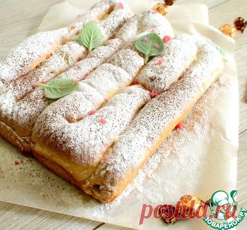 Пирог «Карамельный лабиринт» - Pоскошная выпечка!Разрез великолепный! Необычно,нежно,воздушно!