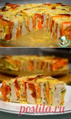 Простая овощная запеканка с куриной грудкой - кулинарный рецепт