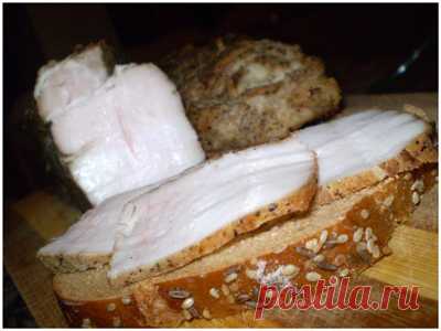 Копченая грудинка/корейка по-домашнему (в аэрогриле) : Закуски и бутерброды