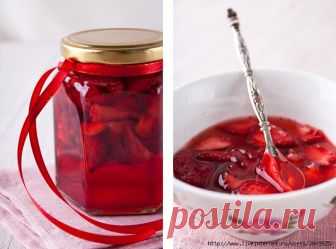 Клубничное варенье без варки - клубника остается, как будто только что с грядки