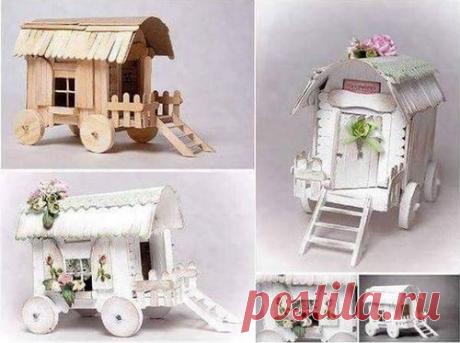 25 чудо идей из палочек для мороженого - Домашний hand-made