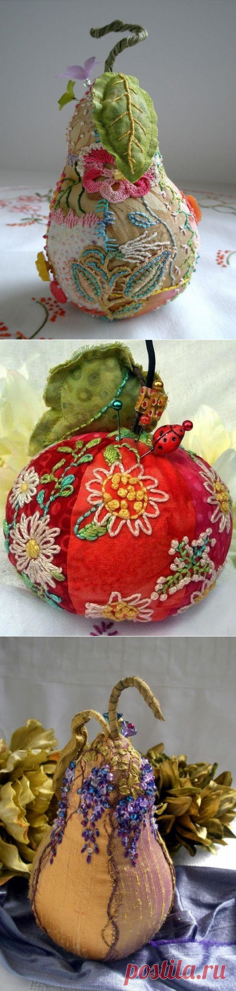 Необычные игольницы от Jill Verbick