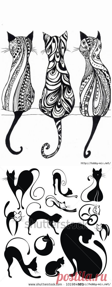 Кошки...