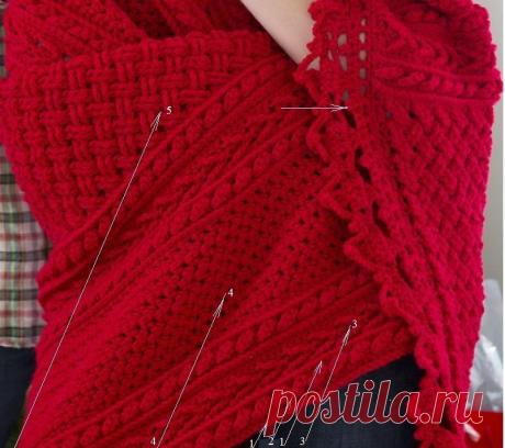 Страна вязания &quot;Ярния&quot;. ФОРУМ • Просмотр темы - Интересный узор для пледа