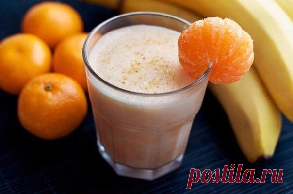 Мандариновый смузи!! делается так просто и быстро, а получается такой вкусный! | Эксклюзивные шедевры кулинарии.