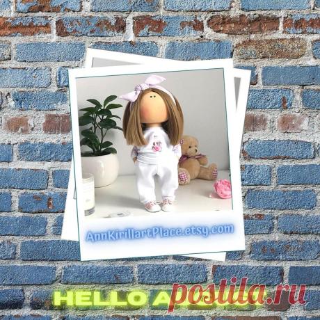Fabric Decor Doll Tilda Doll Handmade Textile Rag Doll | Etsy
