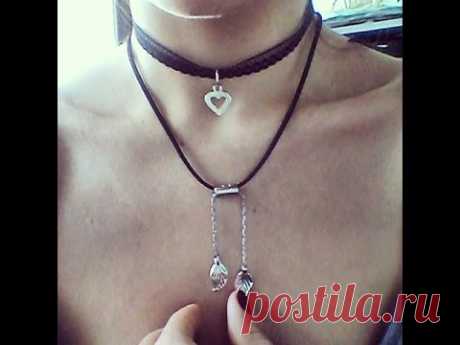 Accesorio de Moda, Collar, Gargantilla, CHOKER !!! DIY TENDENCIA