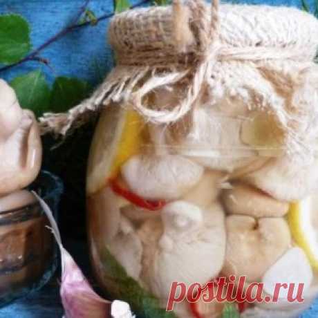СОЛЕНЫЕ ГРУЗДИ С ИМБИРЕМ И ЛИМОНОМ