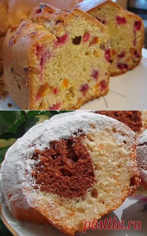 Рецепты кексов на любой вкус.