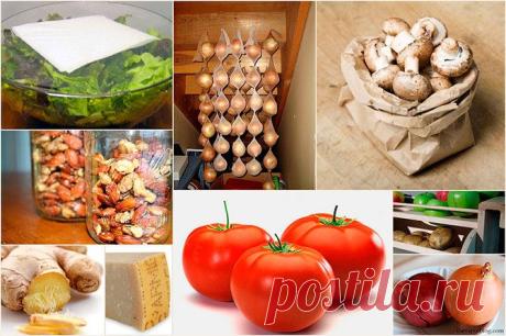 Проверьте, правильно ли вы храните продукты | Четыре вкуса
