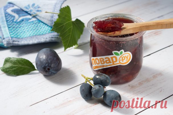 Виноградно-сливовый джем - пошаговый рецепт с фото на Повар.ру
