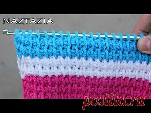 Тунисское вязание крючком. Видео-МК.