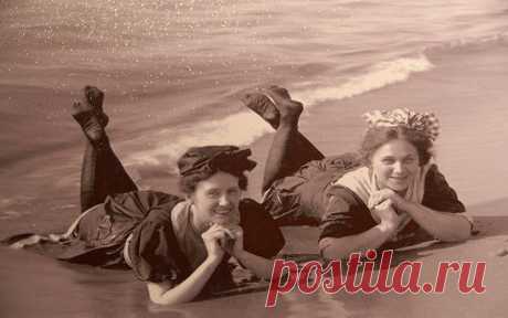 Ретро-дамы - Старинные купальные костюмы и купальщицы