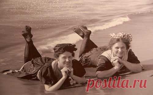 Ретро-дамы - Старинные купальные костюмы и купальщицы