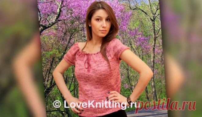 Пуловер с вырезом «кармен» | Loveknitting.ru