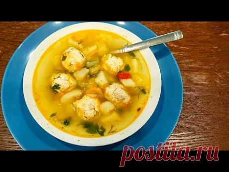СУП КАРТОФЕЛЬНЫЙ С МЯСНЫМИ ФРИКАДЕЛЬКАМИ