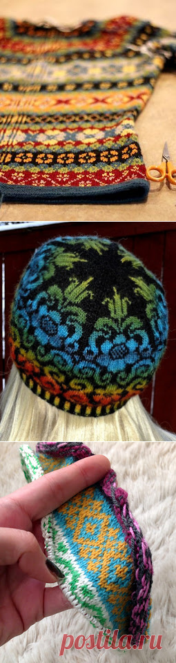 "Вязание в стиле Fair isle: снуды, шарфы, шапки..." (подборка + схемы)