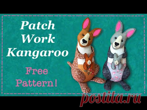 Easy Patchwork Kangaroo || FREE PATTERN || Full Tutorial with Lisa Pay - YouTube