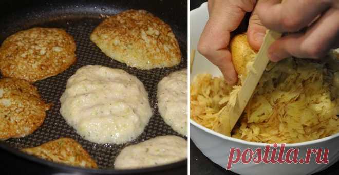 Пышные и сочные драники с сюрпризом: вкуснейшее блюдо 2 в 1… Настоящий хит этого лета!
=
    Кабачок 2 шт.
    Яйцо 2 шт.
    Картофель 500 г
    Лук 1 шт.
    Чеснок по вкусу
    Укроп 0,5 пуч.
    Соль 3 щеп.
    Пшеничная мука 120-150 г
    Черный перец(молотый) по вкусу